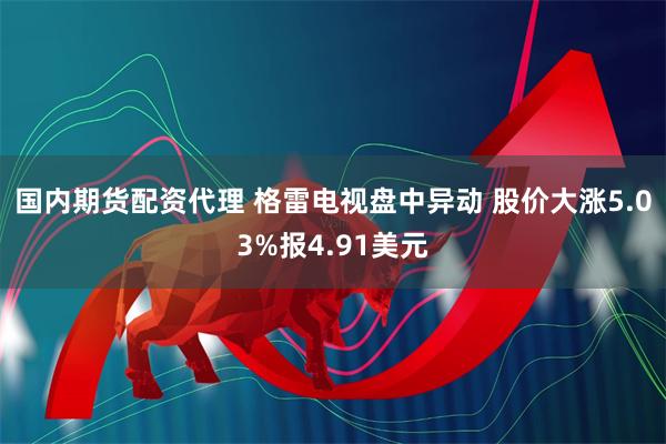 国内期货配资代理 格雷电视盘中异动 股价大涨5.03%报4.91美元